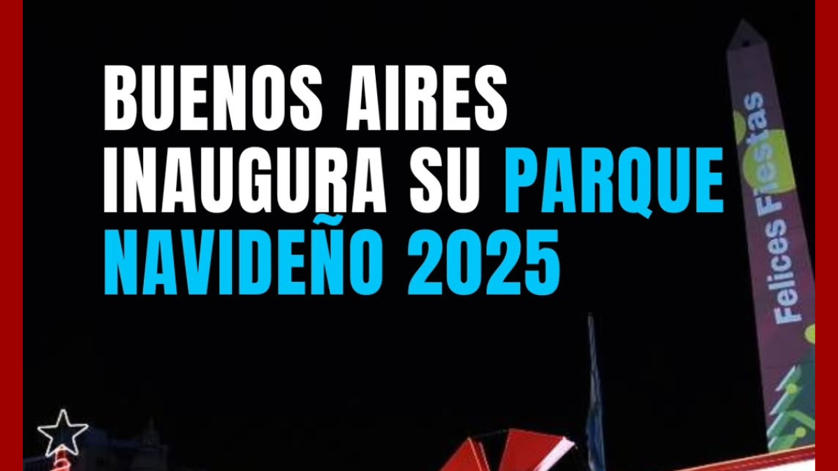 Parque Navideño 2025 en Plaza Sicilia: la ciudad se llena de luz y magia