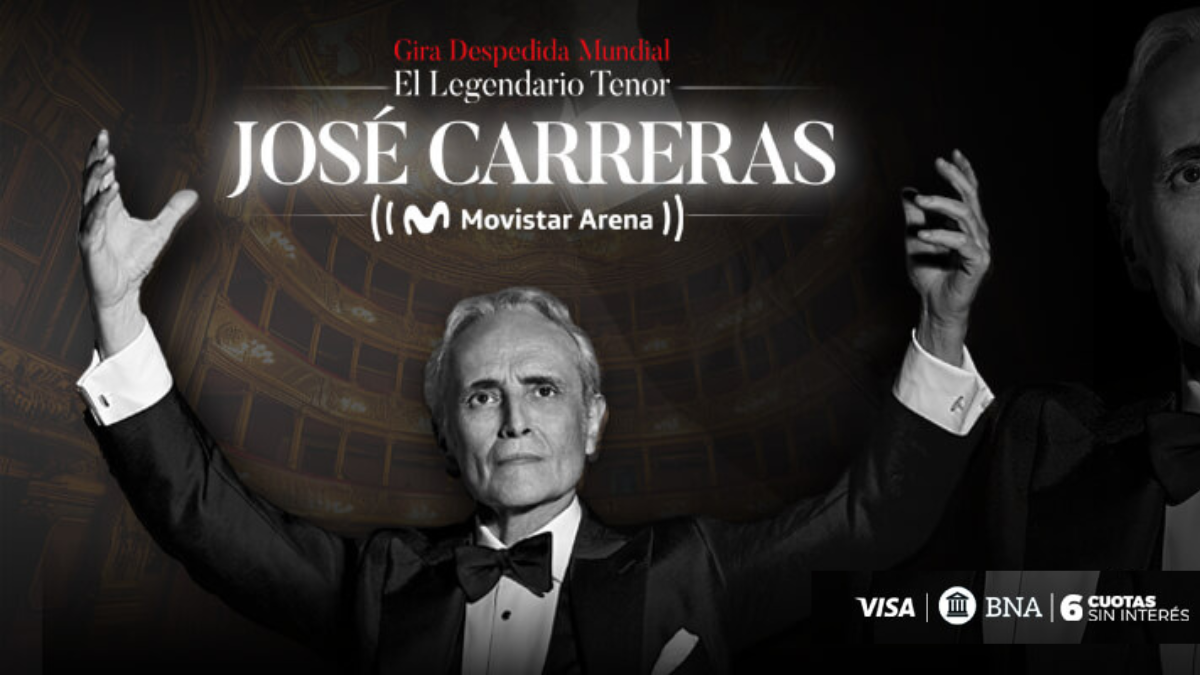 ¡José Carreras Regresa a Buenos Aires con un Show Inolvidable!