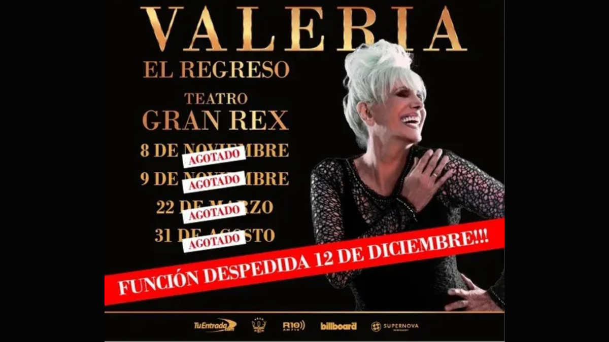 Valeria Lynch en el Gran Rex