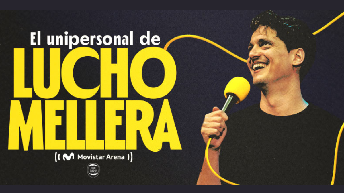 El unipersonal de Lucho Mellera en el Movistar Arena: una noche de stand-up imperdible