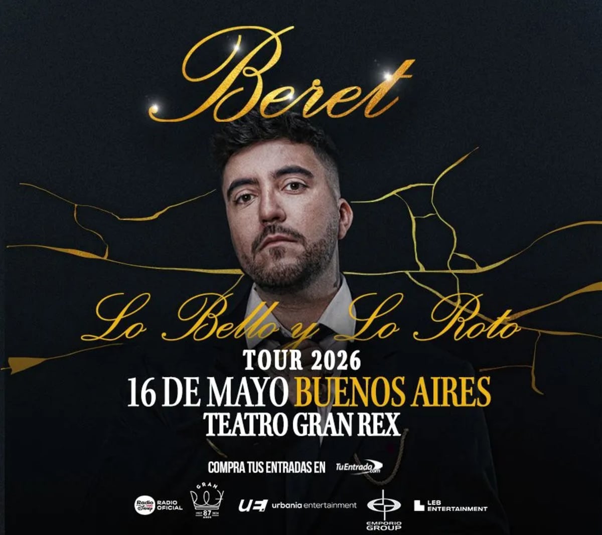 Beret en el Teatro Gran Rex