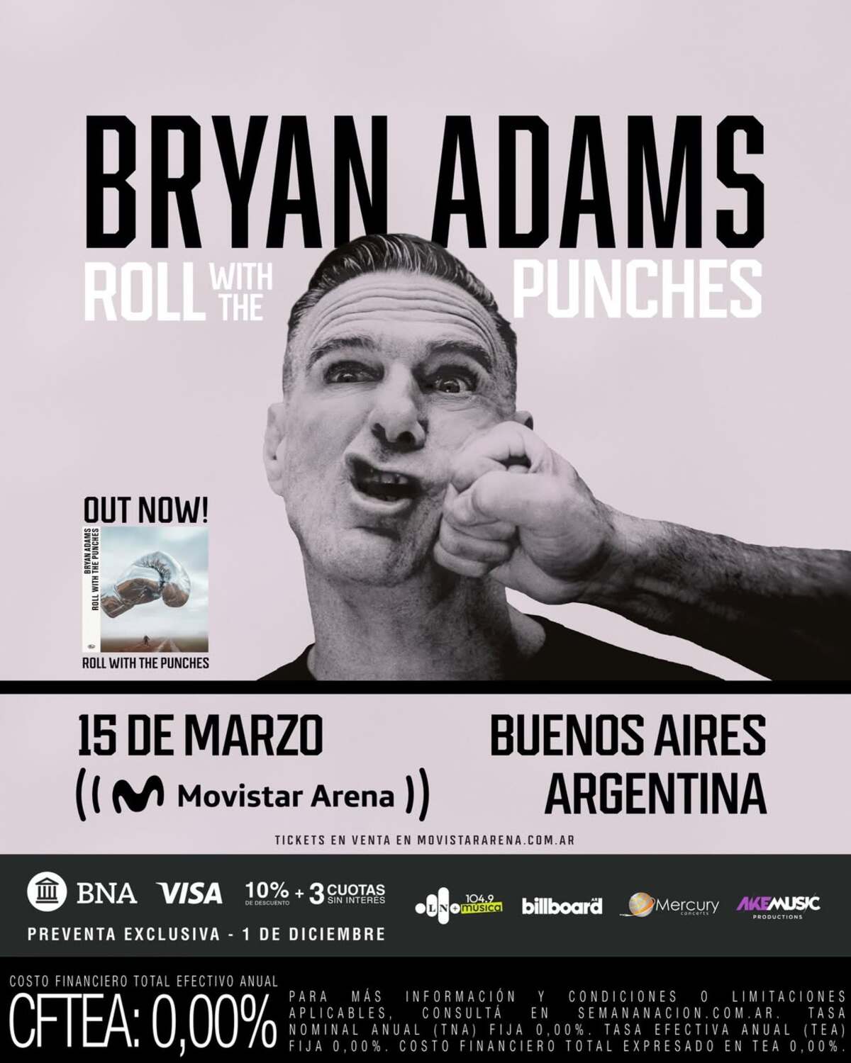 Bryan Adams en Movistar Arena