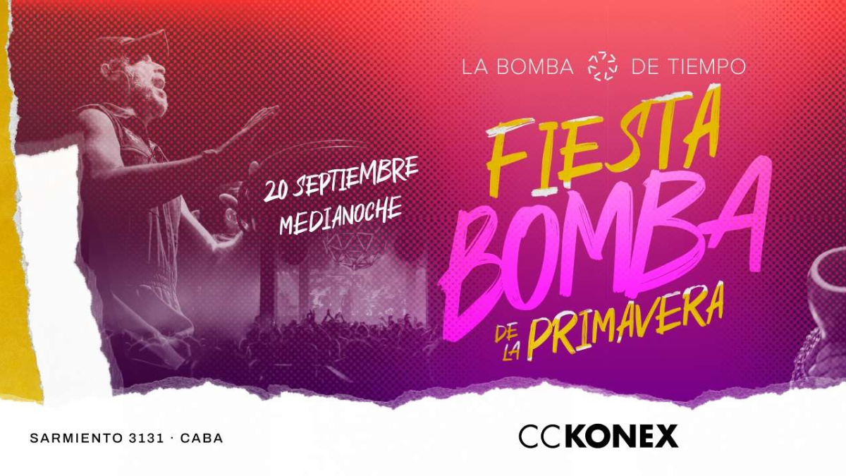 🌸 LA BOMBA DE TIEMPO PRESENTA: LA FIESTA DE LA PRIMAVERA 🌸