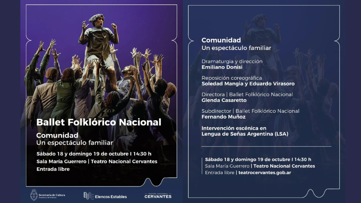 El Ballet Folklórico Nacional presenta “Comunidad”