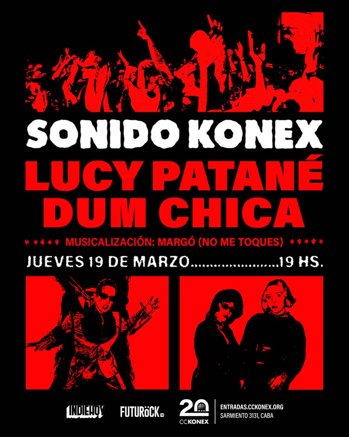 Lucy Patané y Dum Chica en Ciudad Cultural Konex