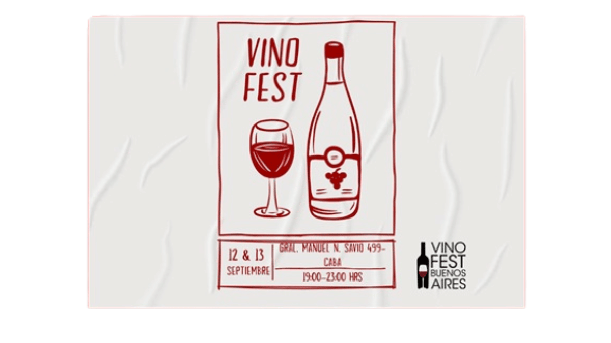 Vinofest Buenos Aires: 12 y 13 de septiembre de 2025