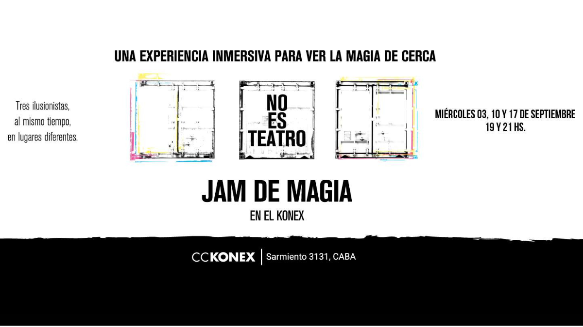 NO ES TEATRO: JAM DE MAGIA