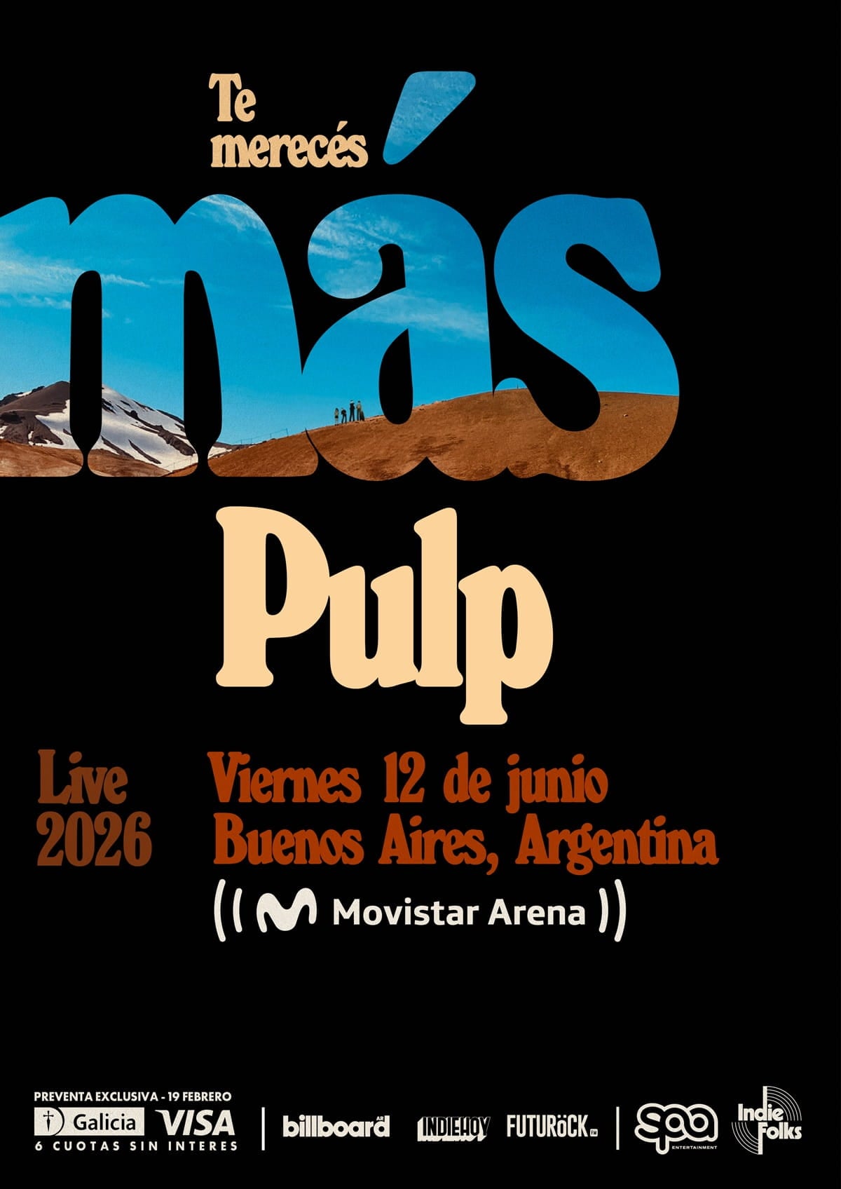 Pulp en el Movistar Arena