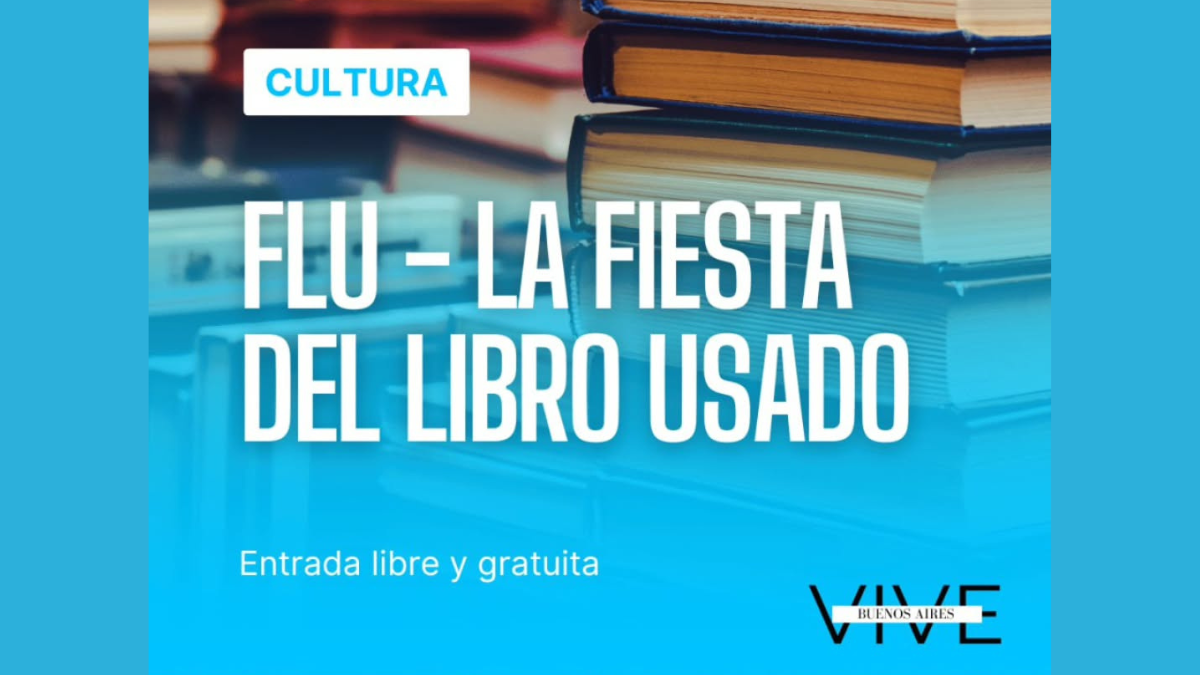 FLU 2025: la fiesta del libro usado vuelve a iluminar la Biblioteca Nacional
