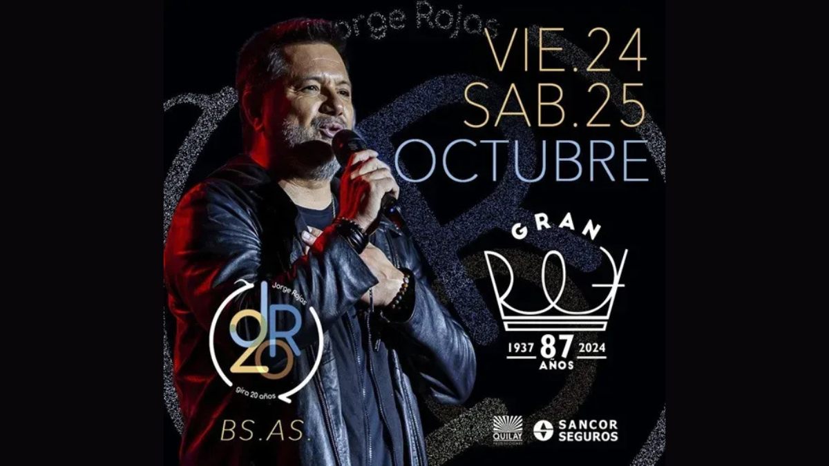 Jorge Rojas en Gran Rex – Veinte años de emoción y canciones que unen generaciones