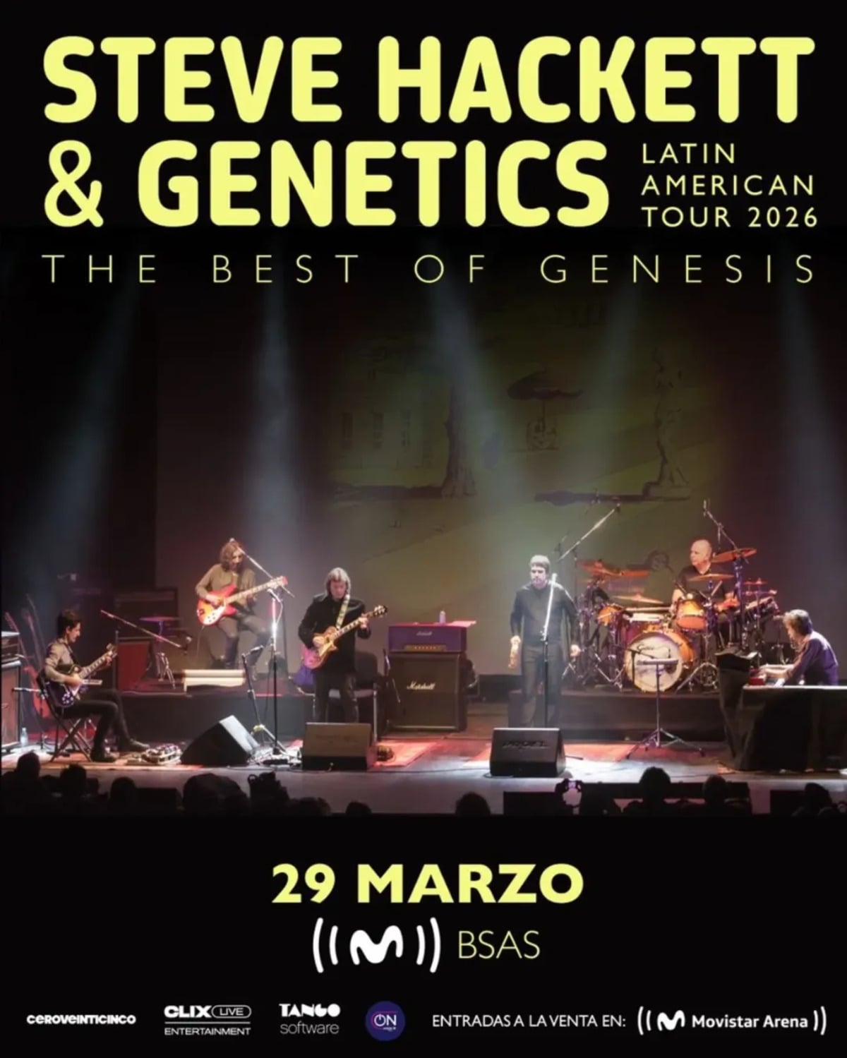 Steve Hackett & Genetics en Movistar Arena