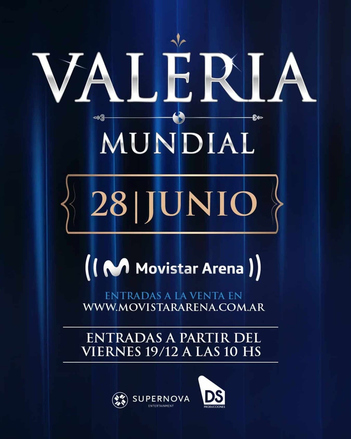Valeria Lynch en el Movistar Arena