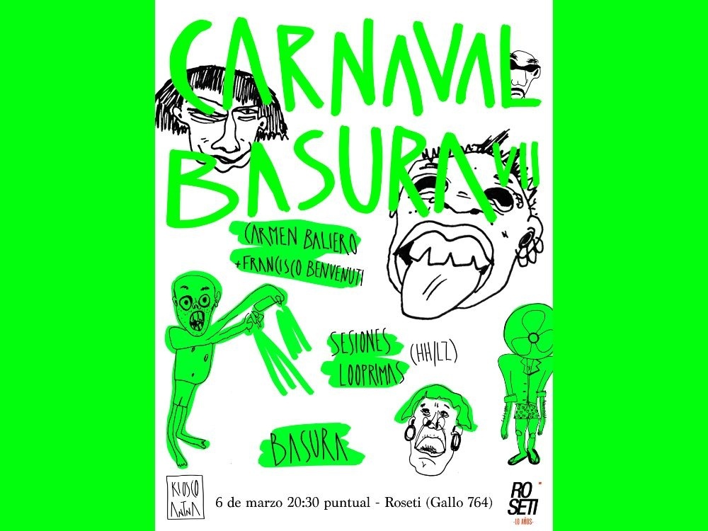 Carnaval Basura VII en Roseti, fiesta experimental