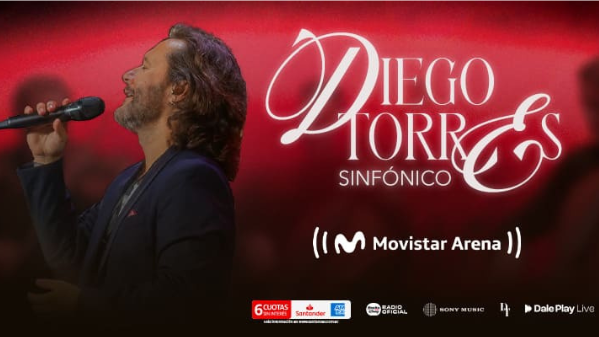 Diego Torres Sinfónico en el Movistar Arena