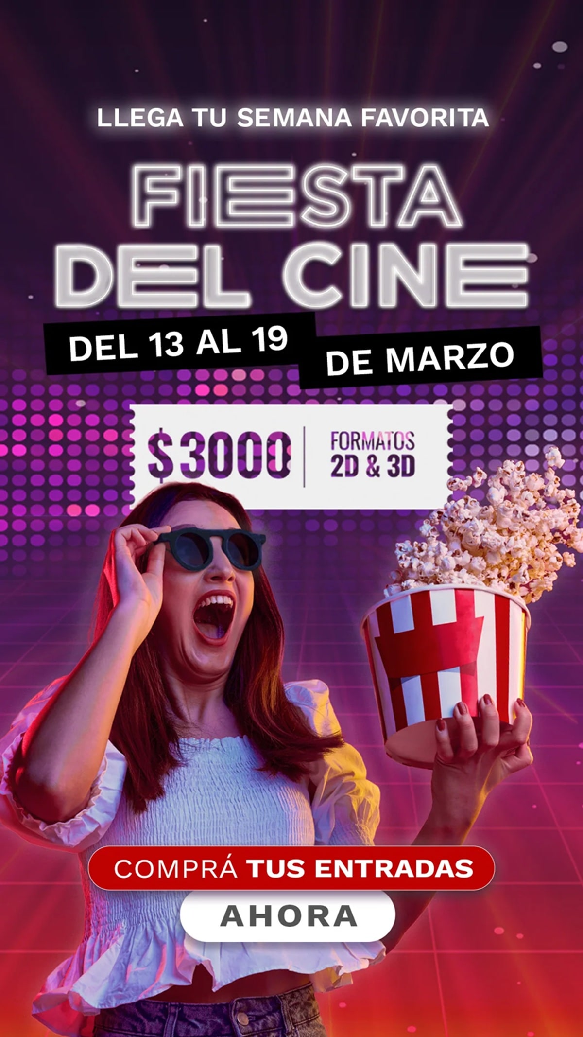 Fiesta del Cine 2025 llega con entradas a precio promocional