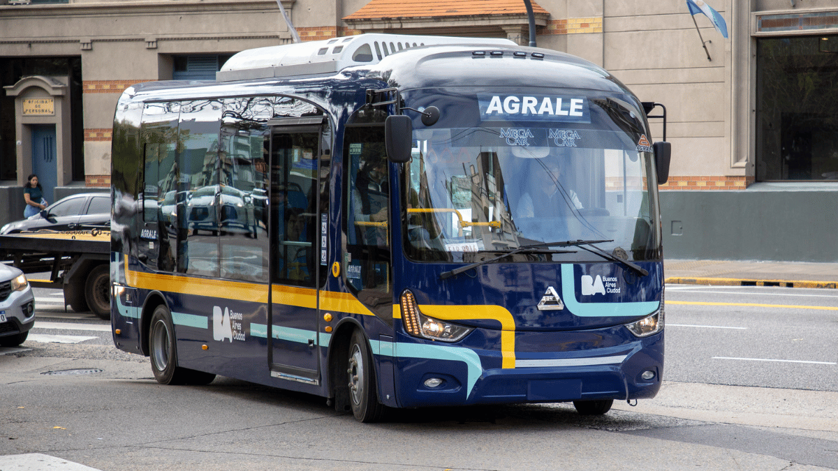 Buses eléctricos: el nuevo modo de transporte de Buenos Aires en el Microcentro